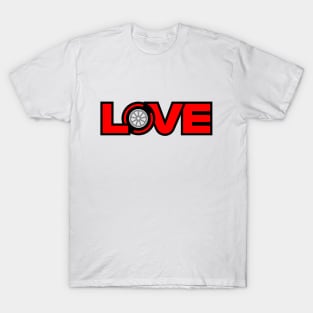 Love F1 Tyre Design T-Shirt